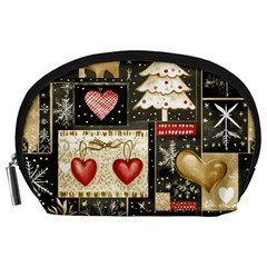 Christmas Reindeer Accessory Pouch (large) by Posterlux