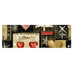 Christmas Reindeer Banner And Sign 6  X 2  by Posterlux