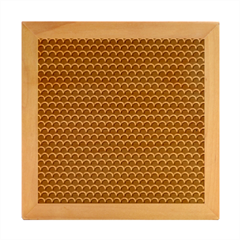 Geometric Abstract Pattern Line Wood Photo Frame Cube by Salmanaz77