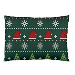 Beautiful Knitted Christmas Pattern Pillow Case (Two Sides) Front