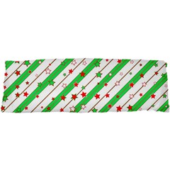 Christmas Paper Stars Pattern Texture Background Colorful Colors Seamless 21 x63  Body Pillow Case Dakimakura (two Sides) by Ket1n9