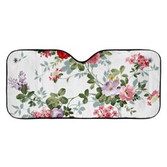 Floral Elements Peony Chinese Rose Car Windshield Sunshade by Grandong