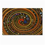 Swirl Vortex Emoji Cyclone Motion Art Postcard 4 x 6  (Pkg of 10) Front