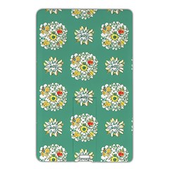 Retro 1960s Flowers Pattern 2 Name Card Style Usb Flash Drive by violetheavensky