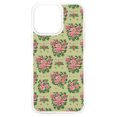 Retro 1880s Flowers Pattern 9 Iphone 15 Plus Tpu Uv Print Case by violetheavensky