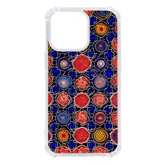 Retro Geometric Shapes And Flowers 3 Iphone 13 Pro Tpu Uv Print Case by violetheavensky