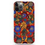 Mid Century Retro Floral 1970s 1960s Pattern 69 iPhone 12 Pro max TPU UV Print Case Front