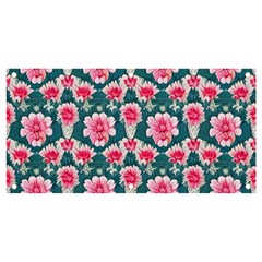 Retro 1880s Flowers Pattern 22 Banner And Sign 4  X 2  by violetheavensky