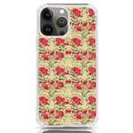 Retro 1880s Flowers Pattern 18 iPhone 13 Pro Max TPU UV Print Case Front