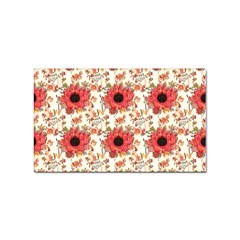 Retro 1880s Flowers Pattern 23 Sticker Rectangular (100 Pack) by violetheavensky