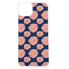 Retro 1880s Flowers Pattern 16 Iphone 15 Tpu Uv Print Case by violetheavensky