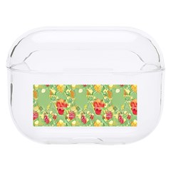 Retro 1880s Flowers Pattern 17 Hard Pc Airpods Pro Case by violetheavensky