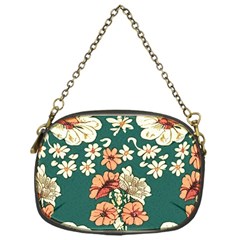 Retro 1880s Flowers Pattern 20 Chain Purse (one Side) by violetheavensky