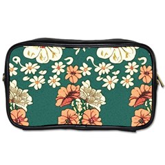 Retro 1880s Flowers Pattern 20 Toiletries Bag (two Sides) by violetheavensky