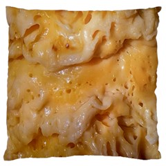 Homemade Flan Extreme Close-up Texture Standard Premium Plush Fleece Cushion Case (two Sides) by dflcprintsclothing