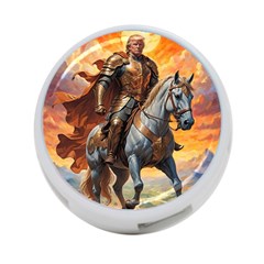 Heroic Trump Warrior In Golden Armor 4-port Usb Hub (two Sides) by AwesomeSauce