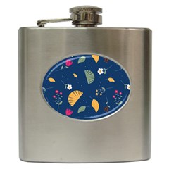 Cute Korean Pattern Hip Flask (6 Oz) by designsbymallika