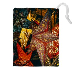 Star Lantern Lighting Drawstring Pouch (5xl) by Paksenen