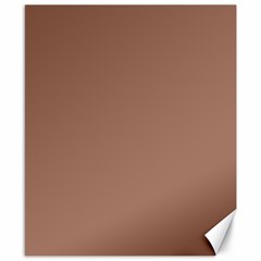 Mocha Mousse Hex Code #a47864 Canvas 8  X 10  by dressshop