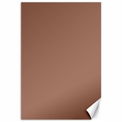 Mocha Mousse Hex Code #a47864 Canvas 12  X 18  by dressshop