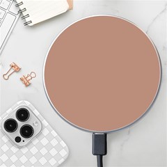 Mocha Mousse Hex Code #a47864 Wireless Fast Charger(white) by dressshop