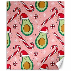 Avo Merry Christmas, Candies, Candy Cane Canvas 8  X 10  by kyorashop23