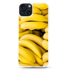 Bananas, Macro, Fruits, Ripe Bananas Iphone 15 Tpu Uv Print Case by kyorashop23