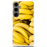 Bananas, Macro, Fruits, Ripe Bananas Samsung Galaxy S24 Ultra 6.9 Inch TPU UV Case Front