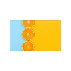 Orange, Slices, Fruit, Citrus Sticker Rectangular (100 Pack) by kyorashop23