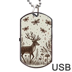 Artwork Graffiti Painting Creative Dog Tag Usb Flash (one Side) by Salmanaz77