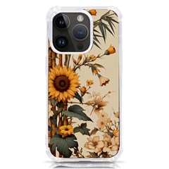 Sunflower Flowers Nature Trees Iphone 14 Pro Tpu Uv Print Case by Salmanaz77