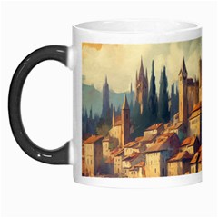 Village Houses Buildings Facade Morph Mug by Salmanaz77