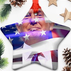 Donald Trump Flag Ornament (star) by vintagetrump