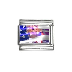 Donald Trump Flag Italian Charm (9mm) by vintagetrump