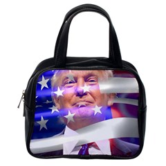 Donald Trump Flag Classic Handbag (one Side) by vintagetrump