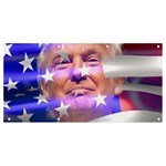 Donald Trump Flag Banner and Sign 8  x 4  Front