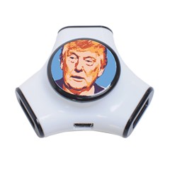 Orange Donald Trump 3-port Usb Hub by vintagetrump