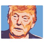 Orange Donald Trump Premium Plush Fleece Blanket (Medium) 60 x50  Blanket Front