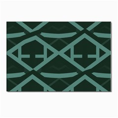 Geometric Design 01 Postcards 5  X 7  (pkg Of 10) by myclothy