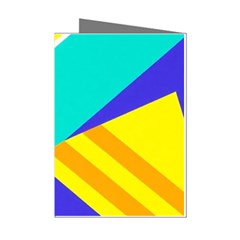 Geometric  Design 04 Mini Greeting Cards (pkg Of 8) by myclothy