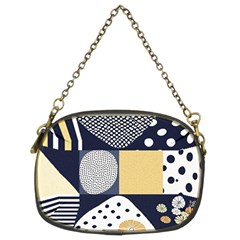 Geometric Design 10 Chain Purse (two Sides) by myclothy