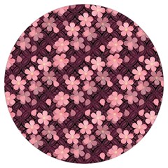 Cherry Blossoms Japanese Round Trivet by HermanTelo