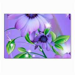 Purple Flower Nature Postcards 5  X 7  (pkg Of 10) by Posterlux