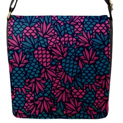 Summer Pineapples Flap Closure Messenger Bag (s) by Paksenen