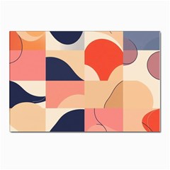 Minimalist Pattern With Simple Lines And Shapes, Creating A Clean And Modern Aesthe Postcards 5  X 7  (pkg Of 10) by myclothy