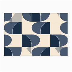 A Minimalist Pattern With Simple Lines And Shapes, Creating A Clean And Modern Aesthetic 04 Postcards 5  X 7  (pkg Of 10) by myclothy