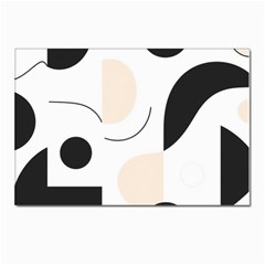 A Minimalist Pattern With Simple Lines And Shapes, Creating A Clean And Modern Aesthetic 05 Postcards 5  X 7  (pkg Of 10) by myclothy