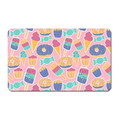 Ice Cream Donut Sweets Candie Magnet (rectangular) by Apenda