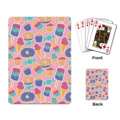 Ice Cream Donut Sweets Candie Playing Cards Single Design (rectangle) by Apenda