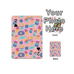 Ice Cream Donut Sweets Candie Playing Cards 54 Designs (mini) by Apenda